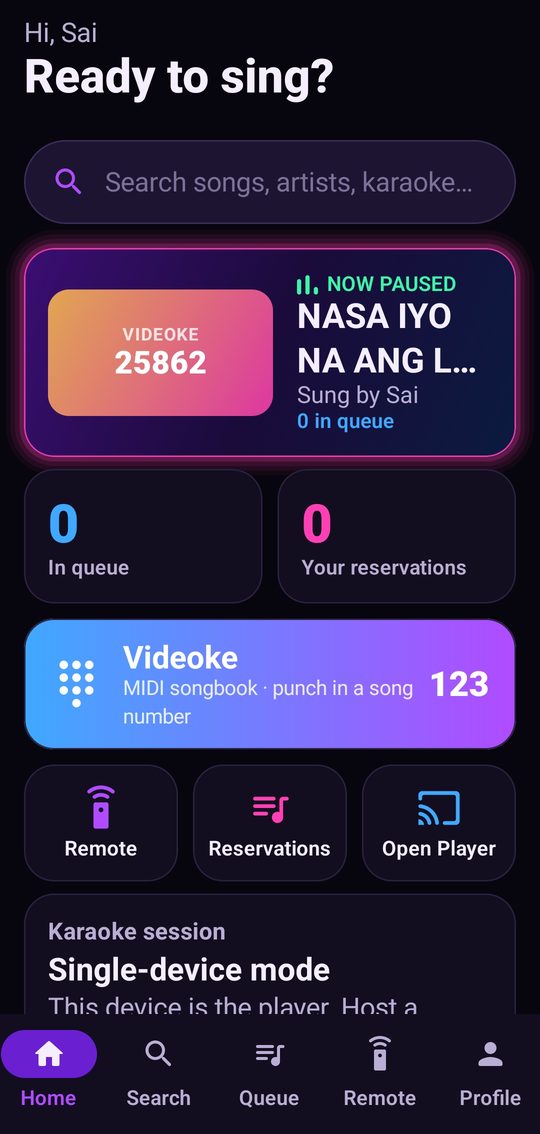 Karaoke Pro app